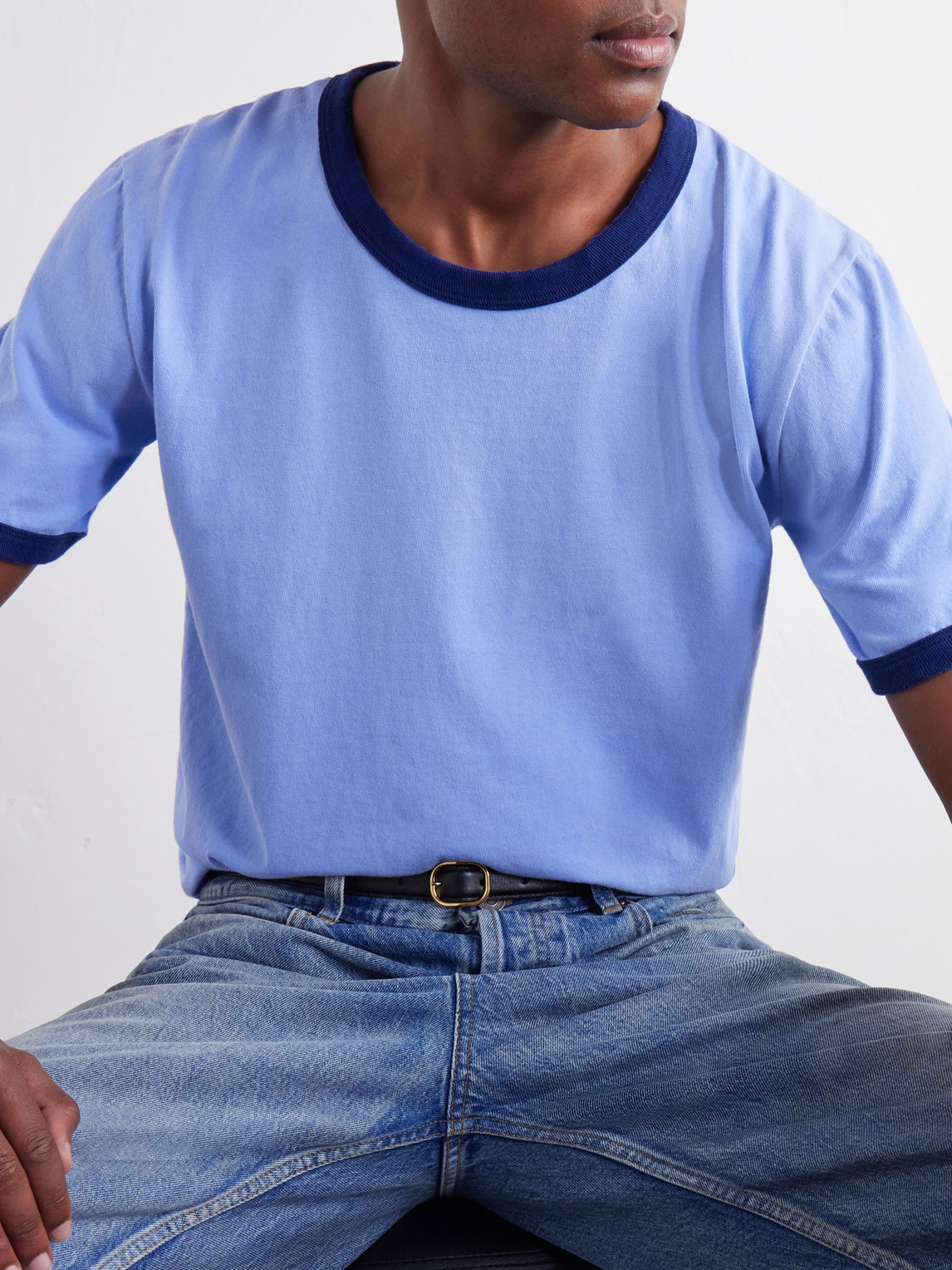 Distressed Cotton-Jersey T-Shirt