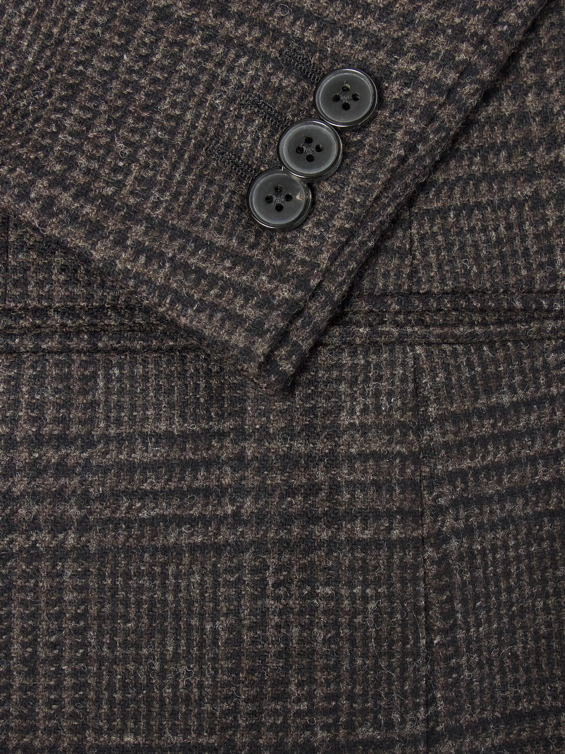 Double-Breasted Prince Of Wales Merino Wool-Twill Blazer