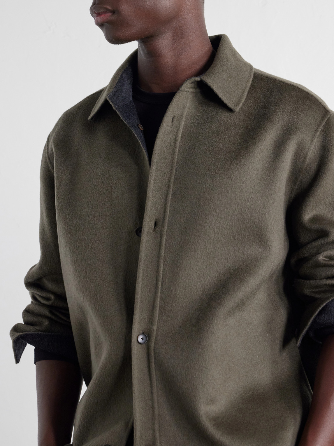 Mr P. - Wool And Cashmere-Blend Overshirt