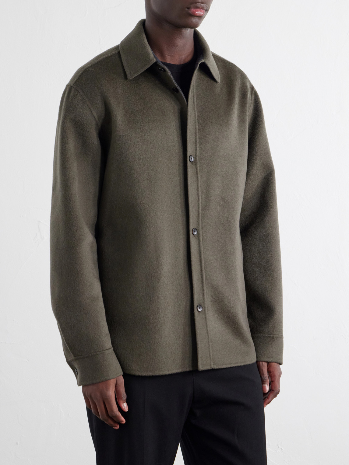 Mr P. - Wool And Cashmere-Blend Overshirt