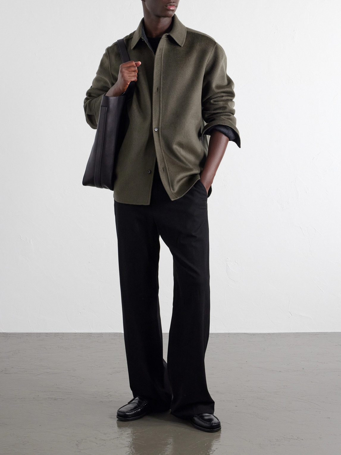 Mr P. - Wool And Cashmere-Blend Overshirt