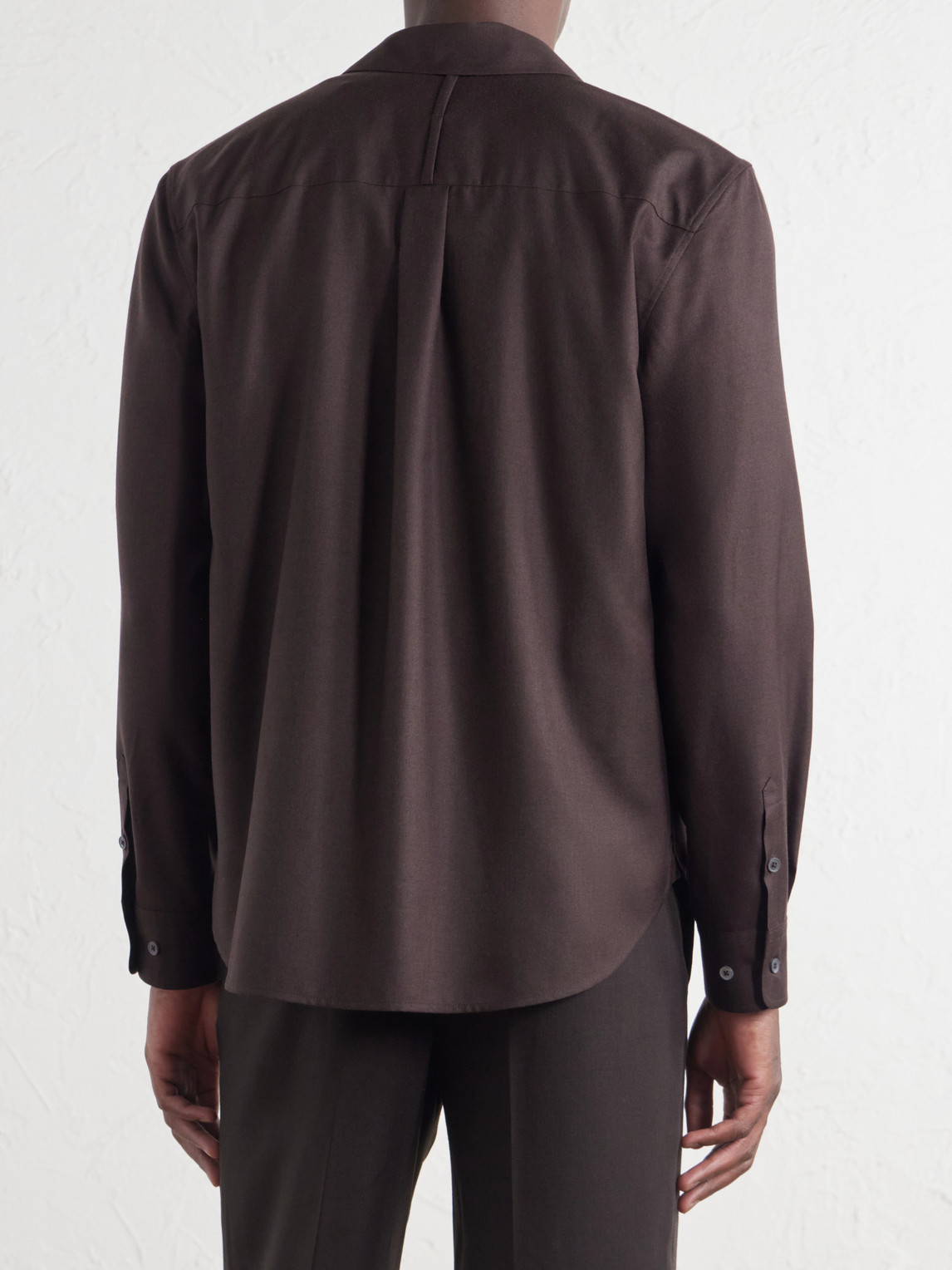 Mr P. - Wool, Silk And Cashmere-Blend Shirt