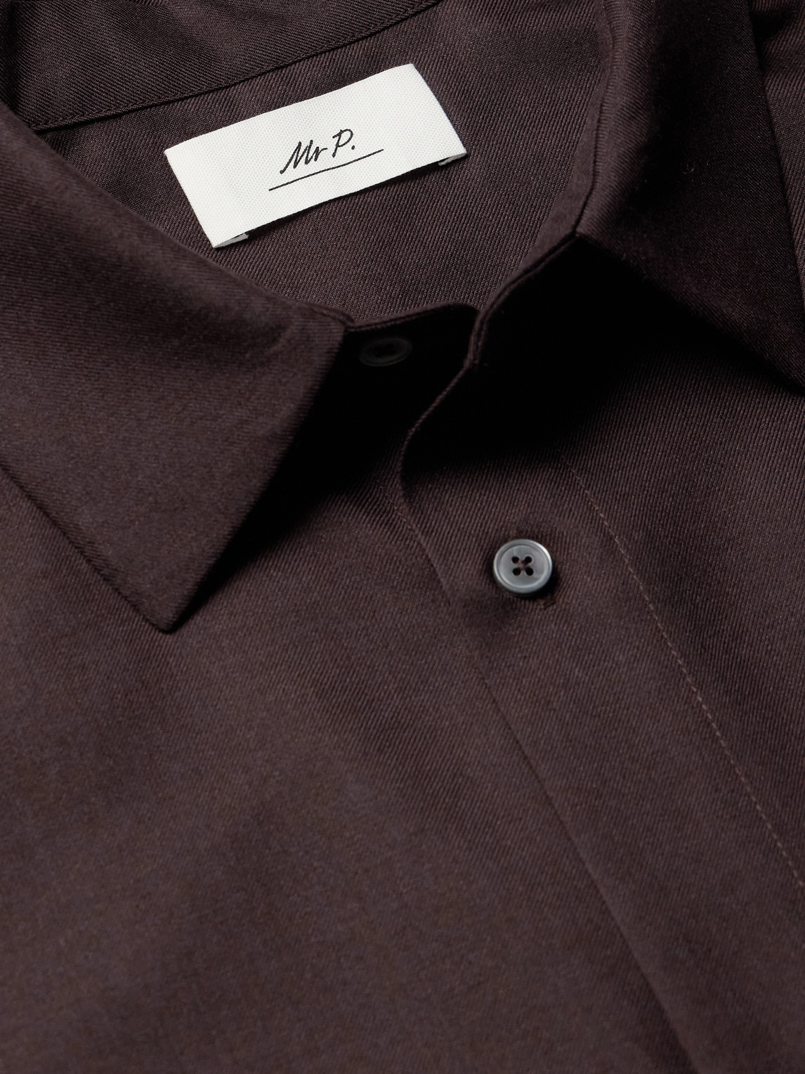 Mr P. - Wool, Silk And Cashmere-Blend Shirt