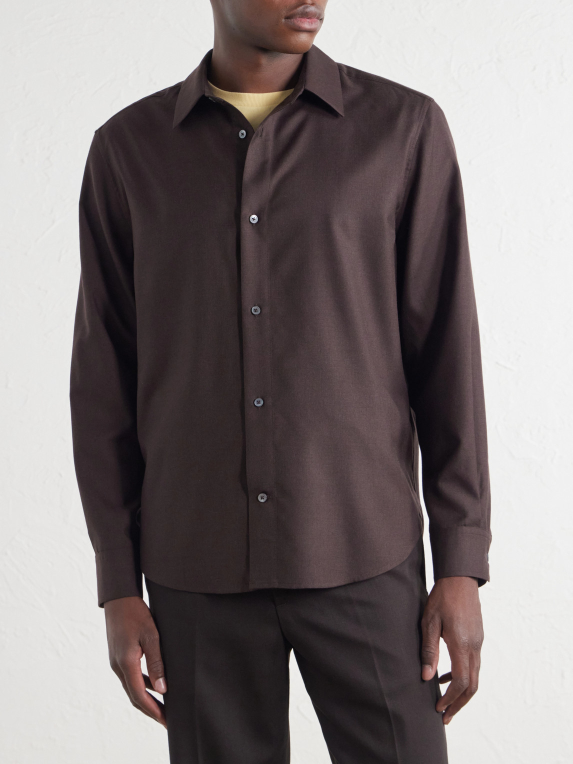 Mr P. - Wool, Silk And Cashmere-Blend Shirt