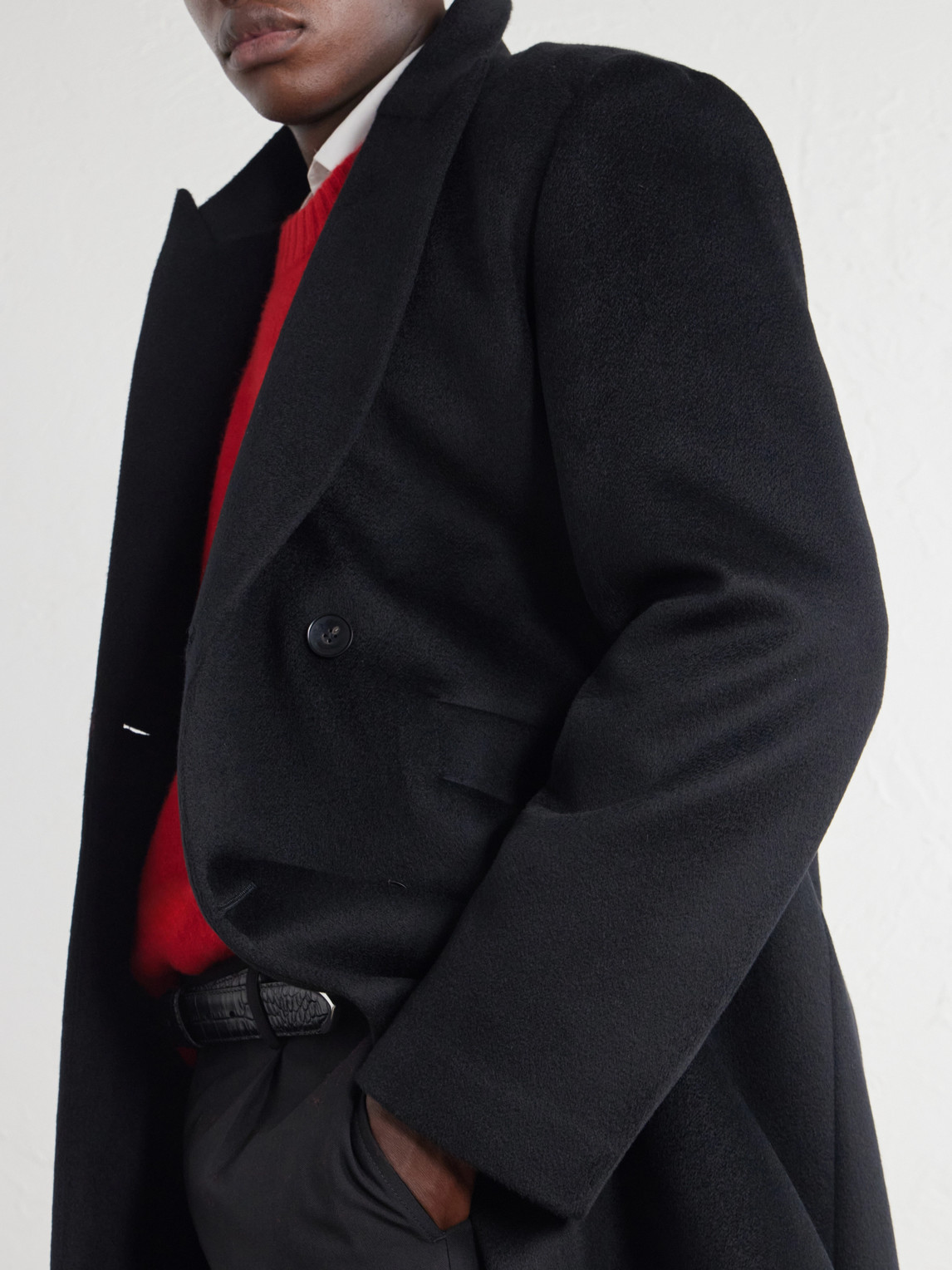 Mr P. - Double-Breasted Cashmere Coat