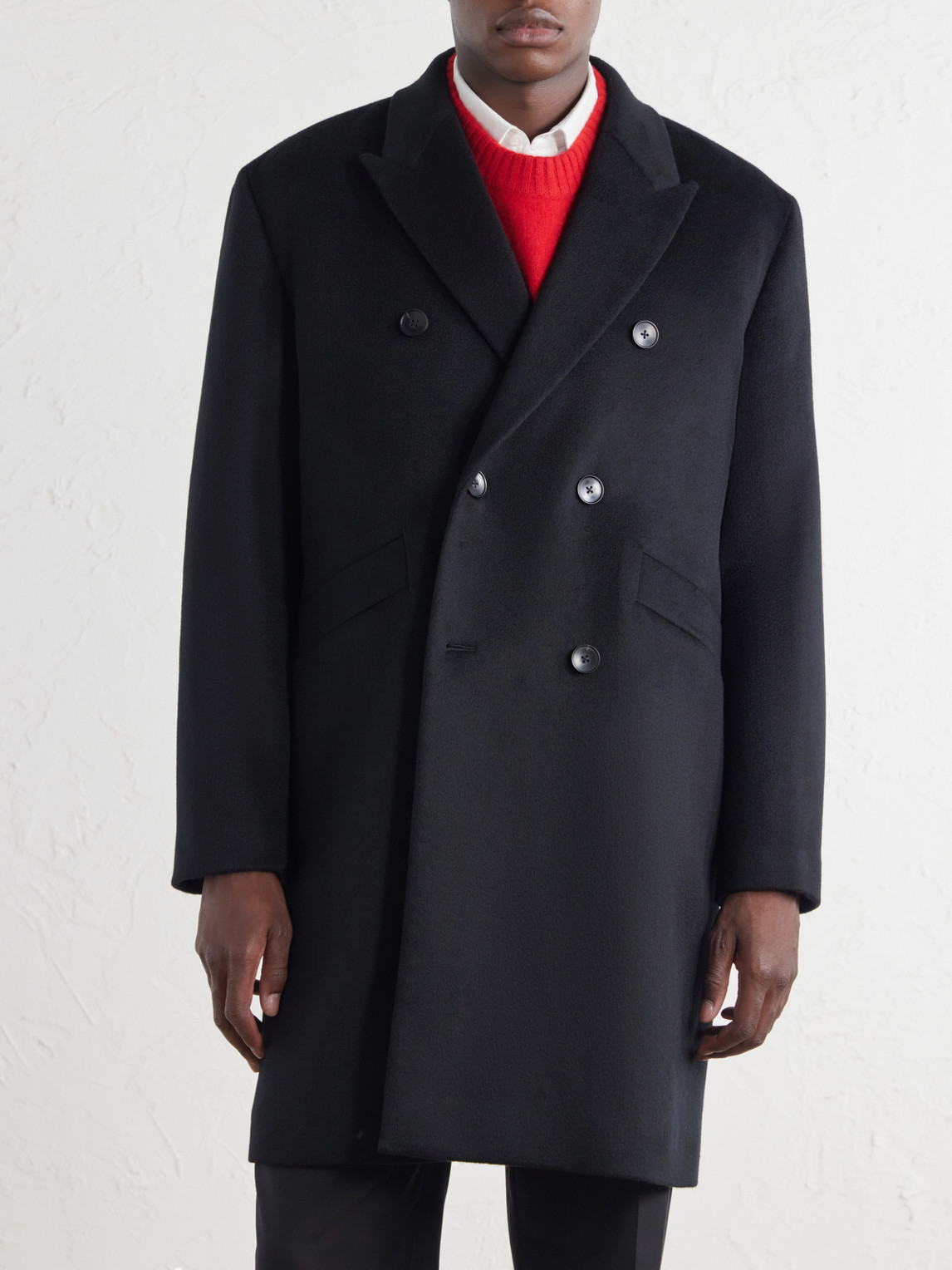 Mr P. - Double-Breasted Cashmere Coat