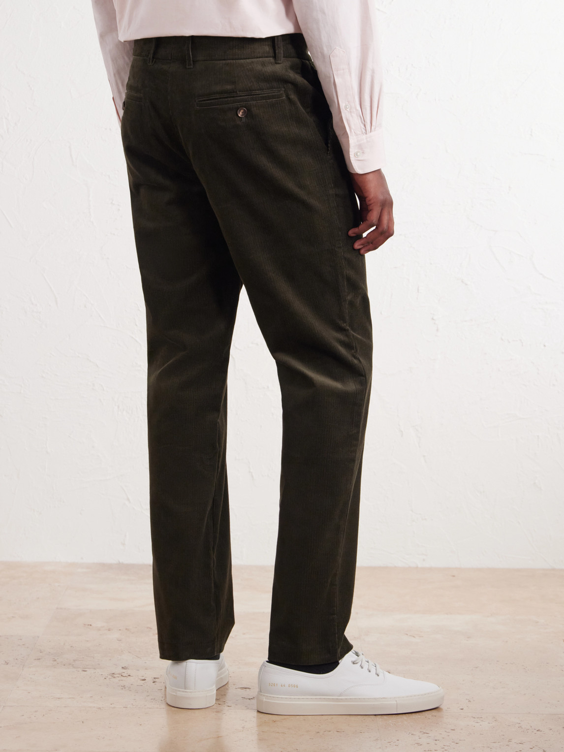 Mr P. - Slim-Fit Straight-Leg Cotton- Corduroy