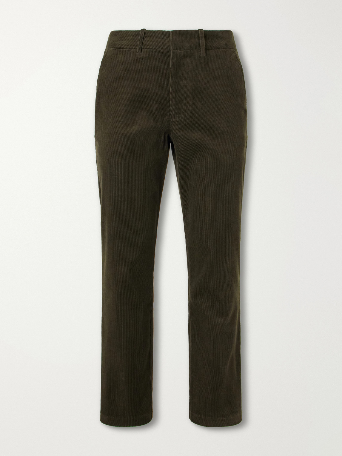 Mr P. – Slim-Fit Straight-Leg Cotton-Corduroy Trousers