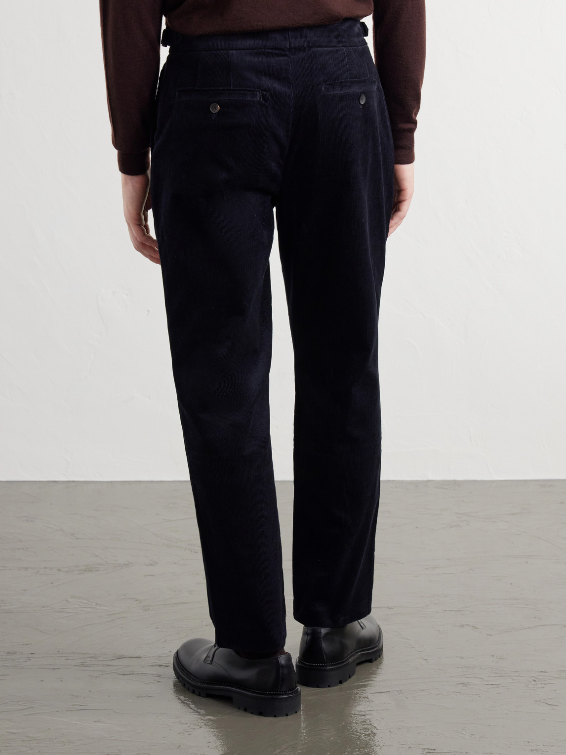Mr P. - Tapered Cotton- Corduroy