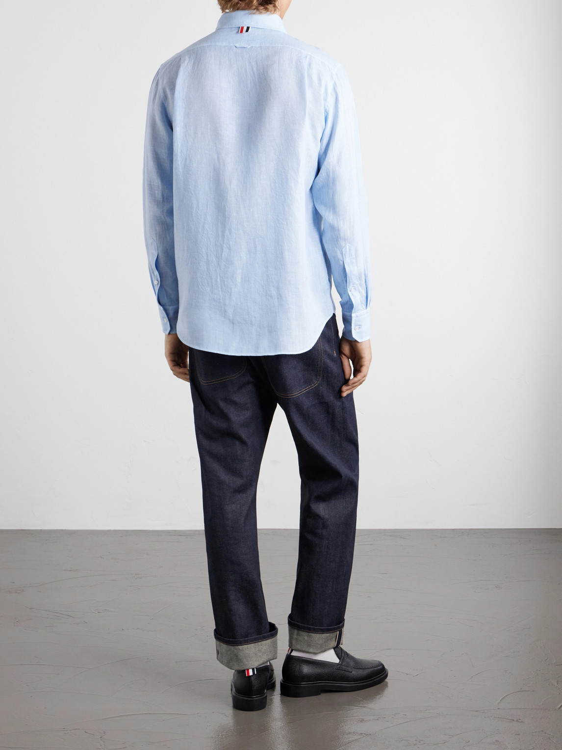 Garment-Dyed Linen Shirt