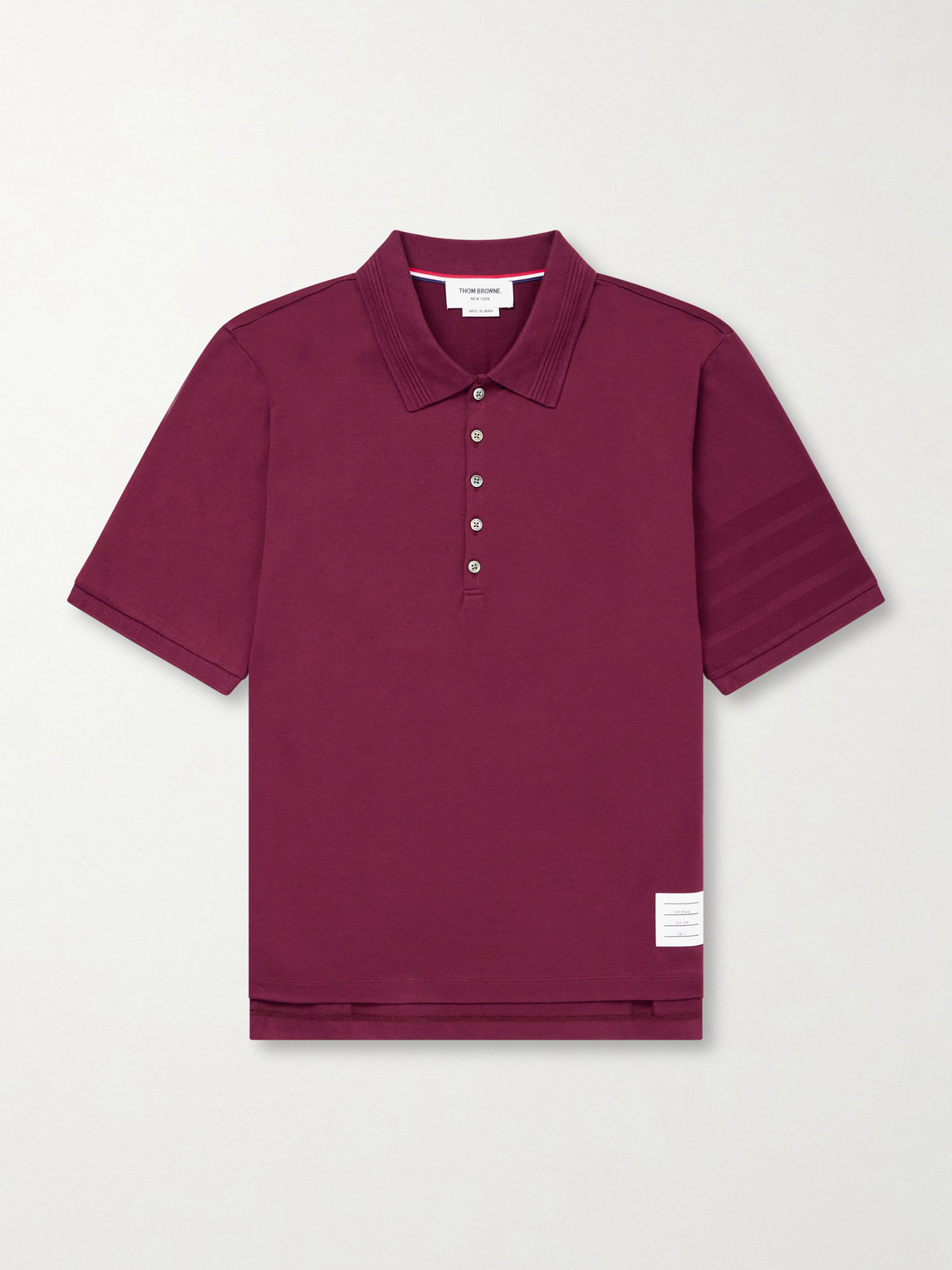 Thom Browne – Cotton-Jersey Polo Shirt