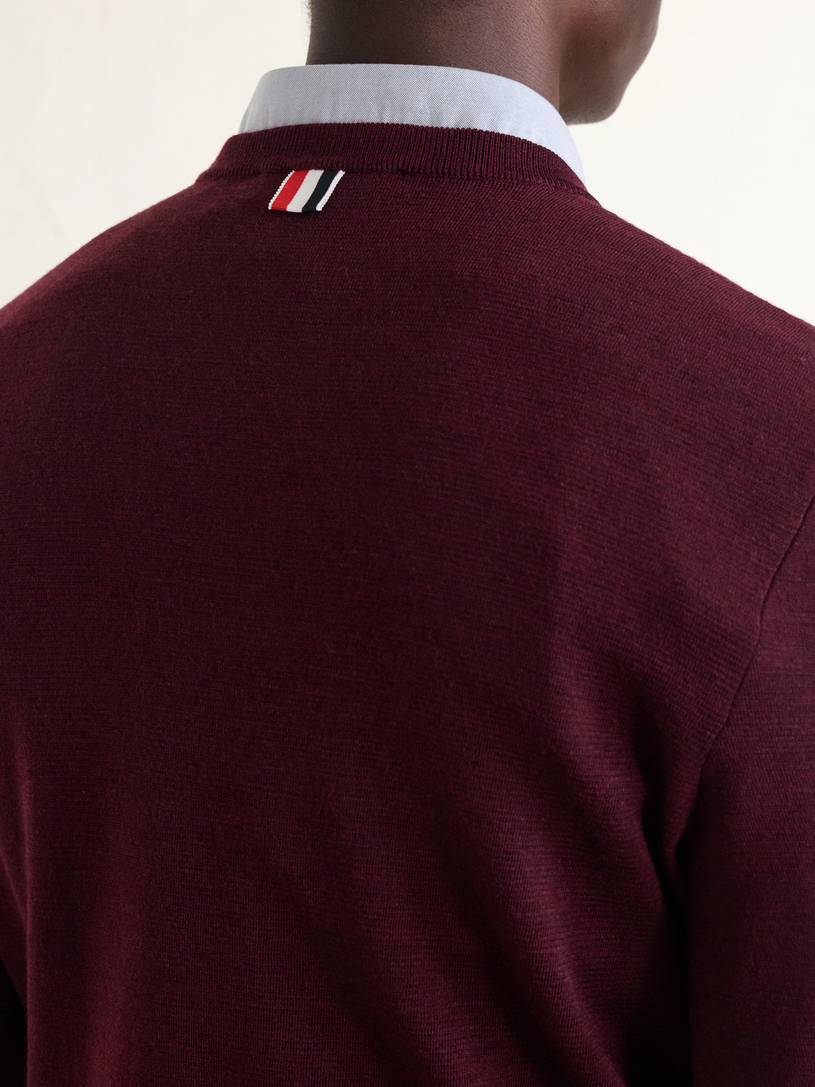 Milano Stitch Wool, Linen And Cotton-Blend Sweater