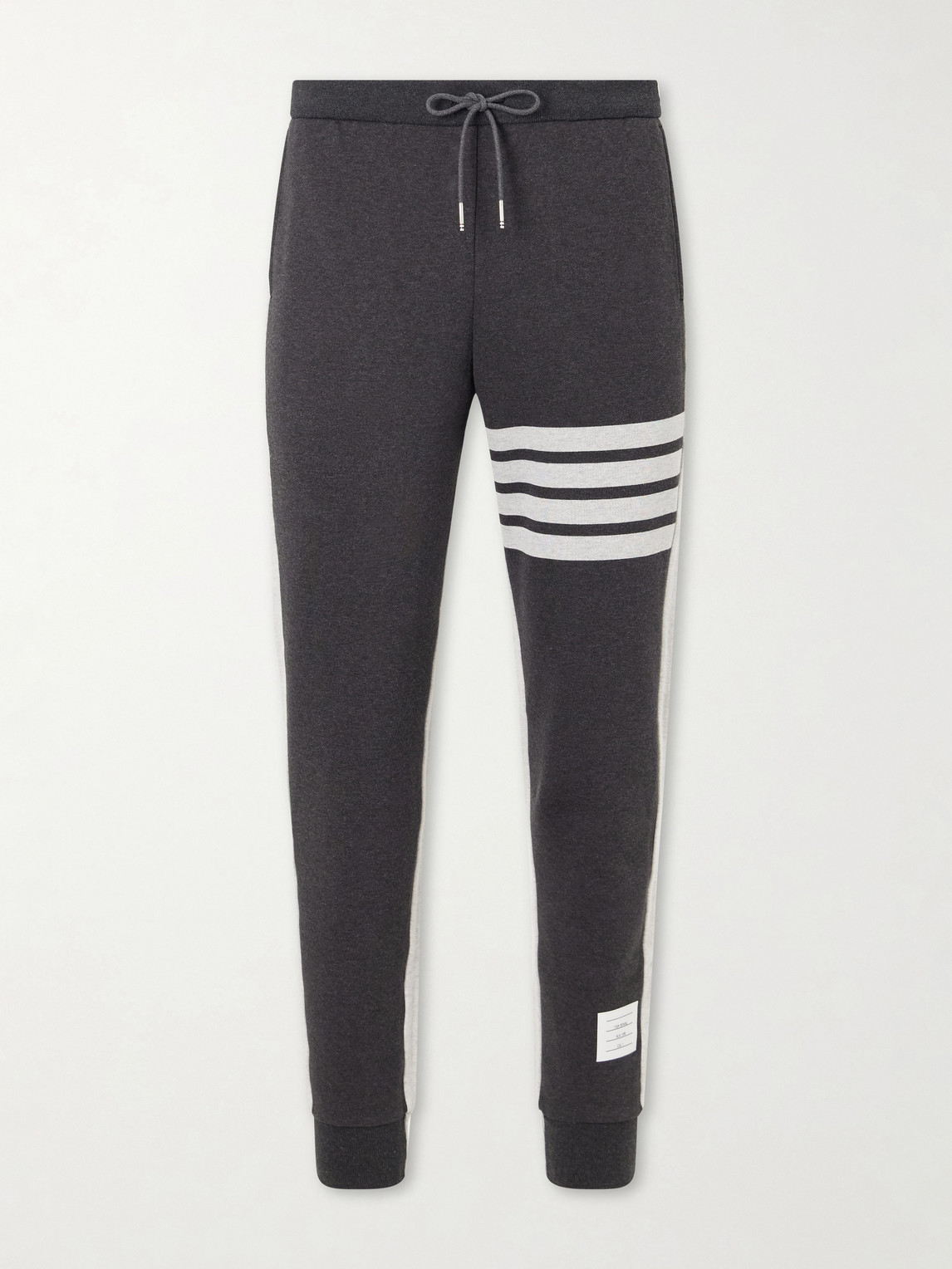 Thom Browne – Tapered Striped Cotton-Jersey Sweatpants