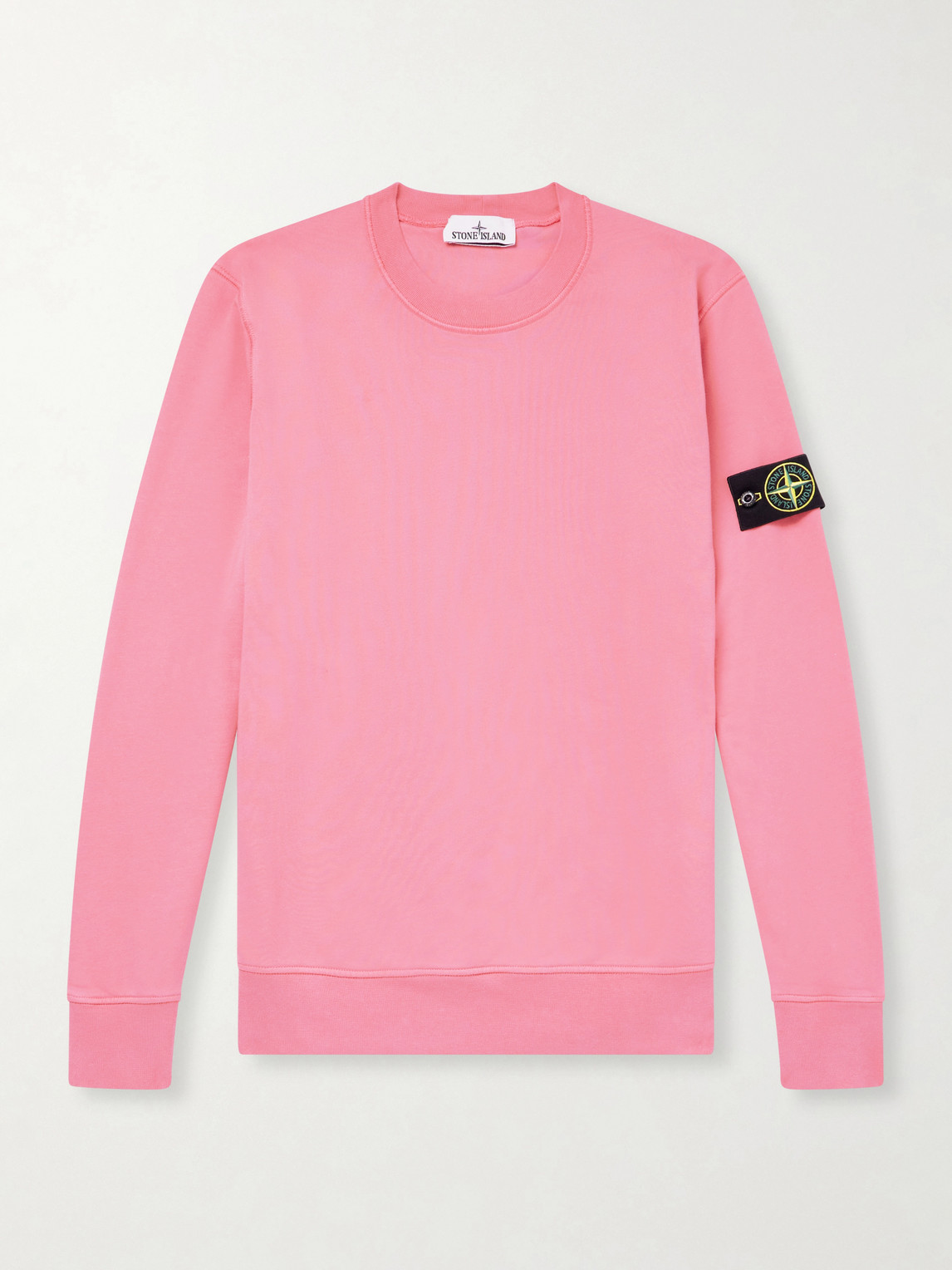 Garment-Dyed Cotton-Fleece Sweatshirt
