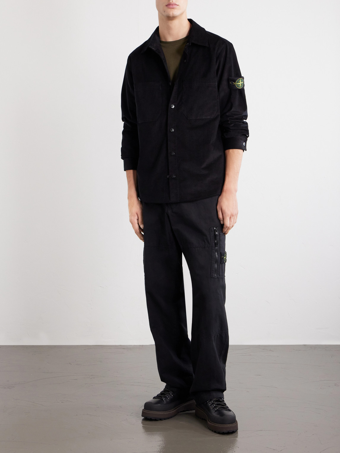 Cotton Micro-Corduroy Shirt
