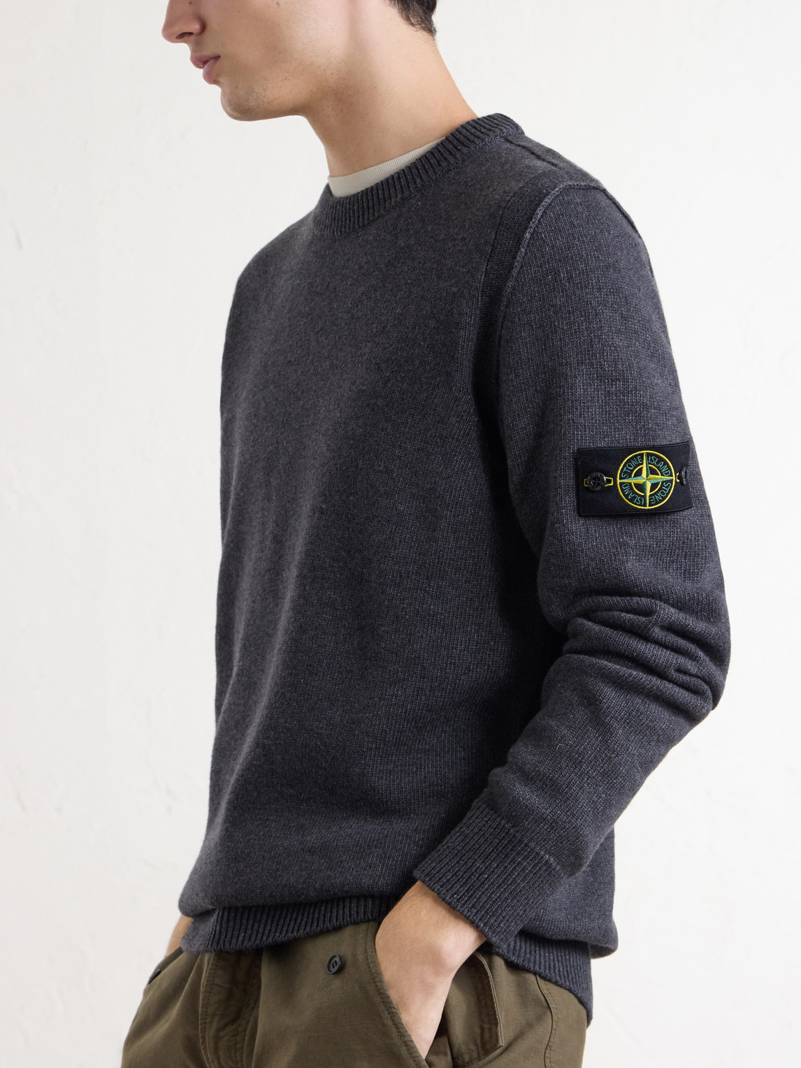 Lambswool-Blend Sweater