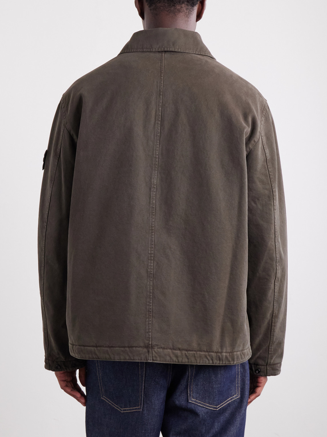 Garment-Dyed Panama Cotton-Canvas Jacket