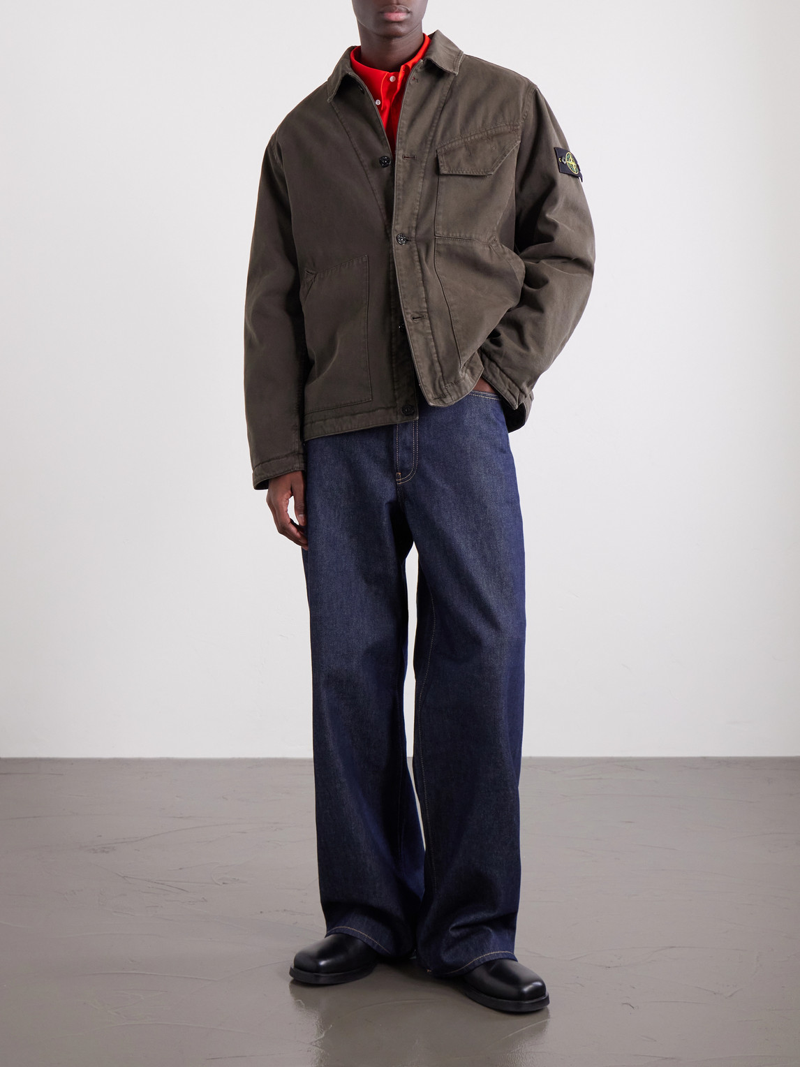 Garment-Dyed Panama Cotton-Canvas Jacket