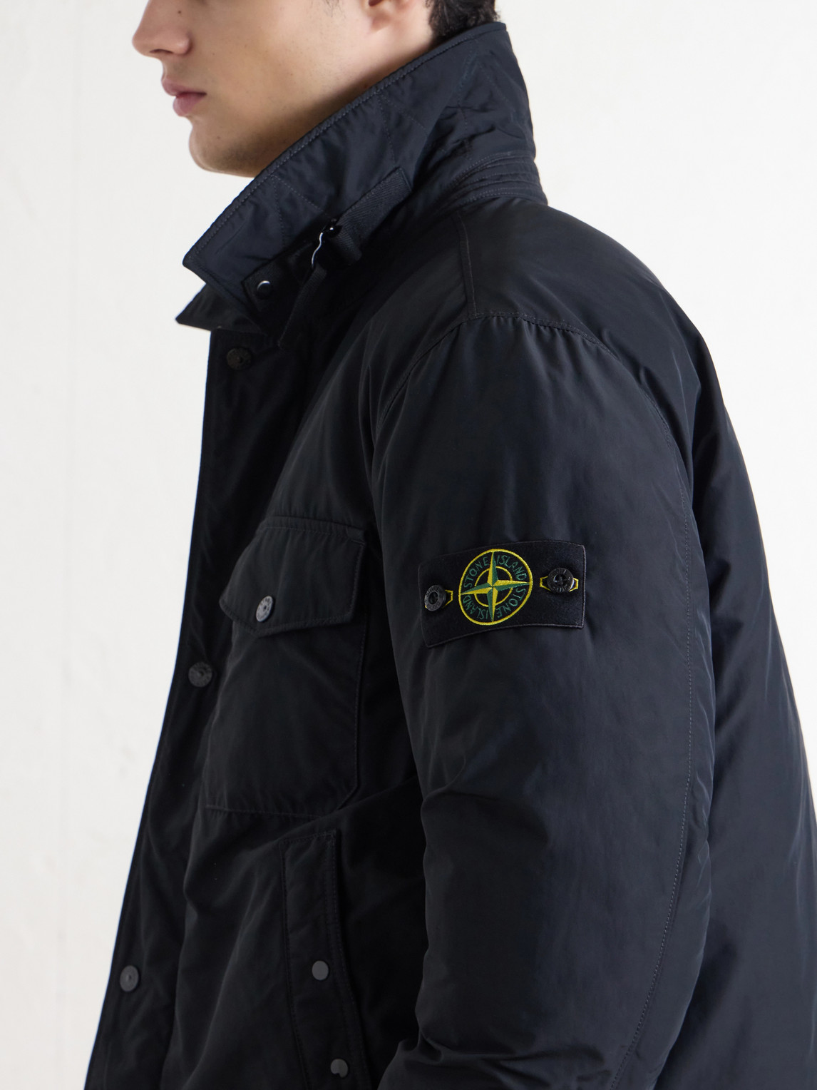 Coach Micro Reps Shell Bomber Jacket