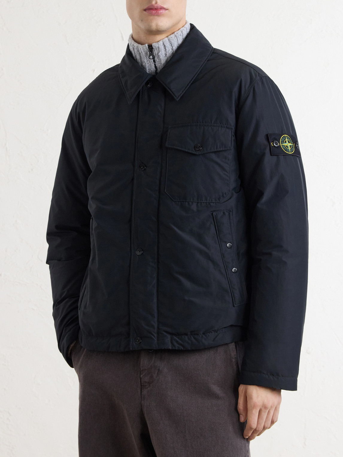 Coach Micro Reps Shell Bomber Jacket
