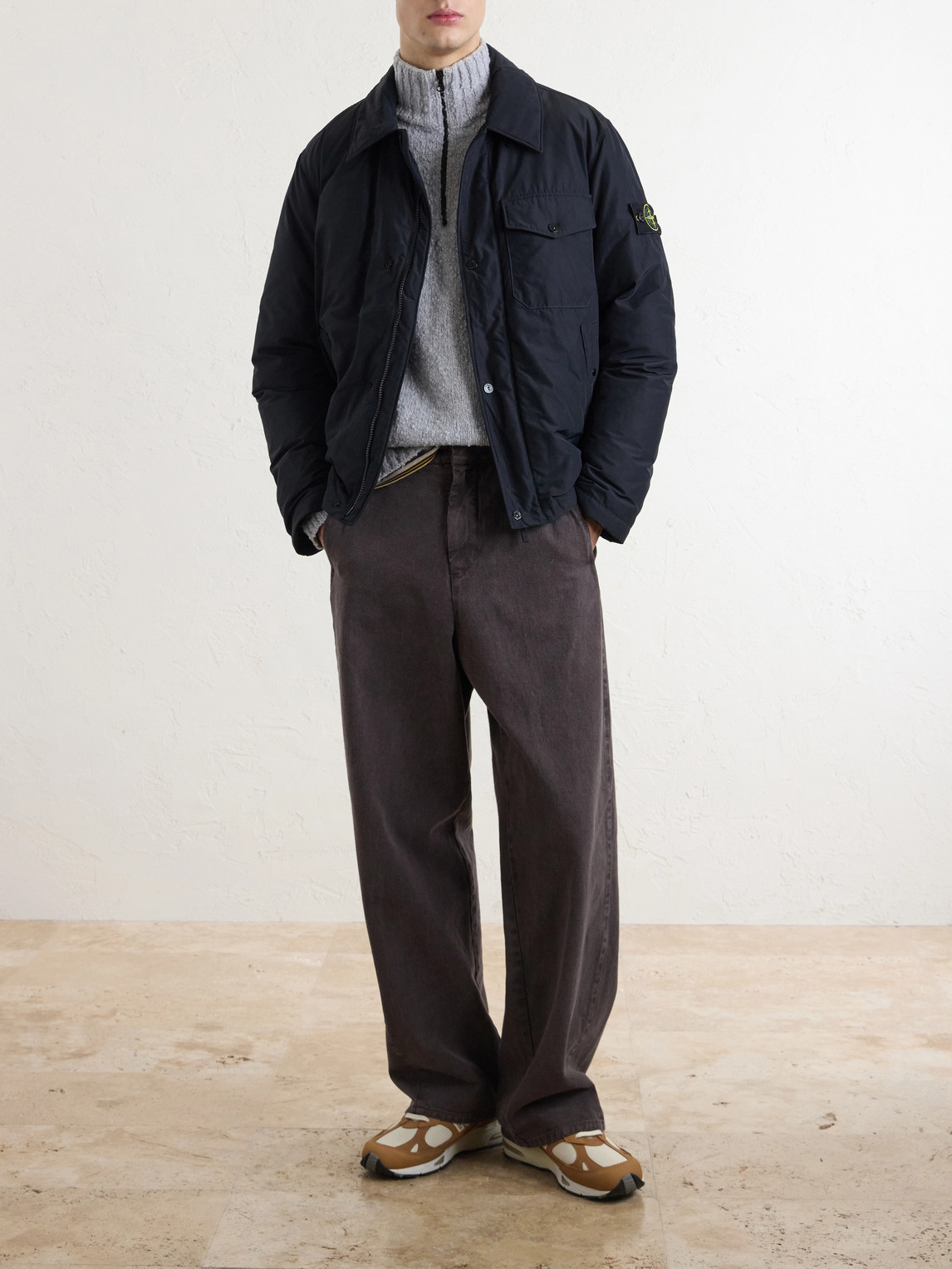 Coach Micro Reps Shell Bomber Jacket