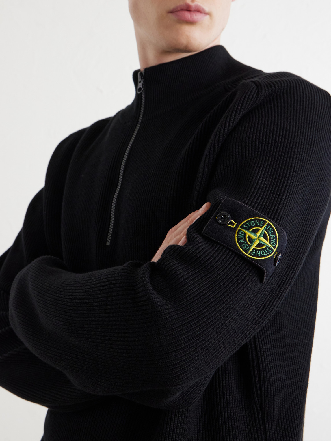 Organic Cotton Zip-Up Sweater