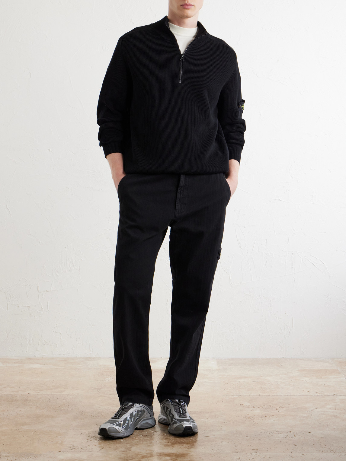 Organic Cotton Zip-Up Sweater