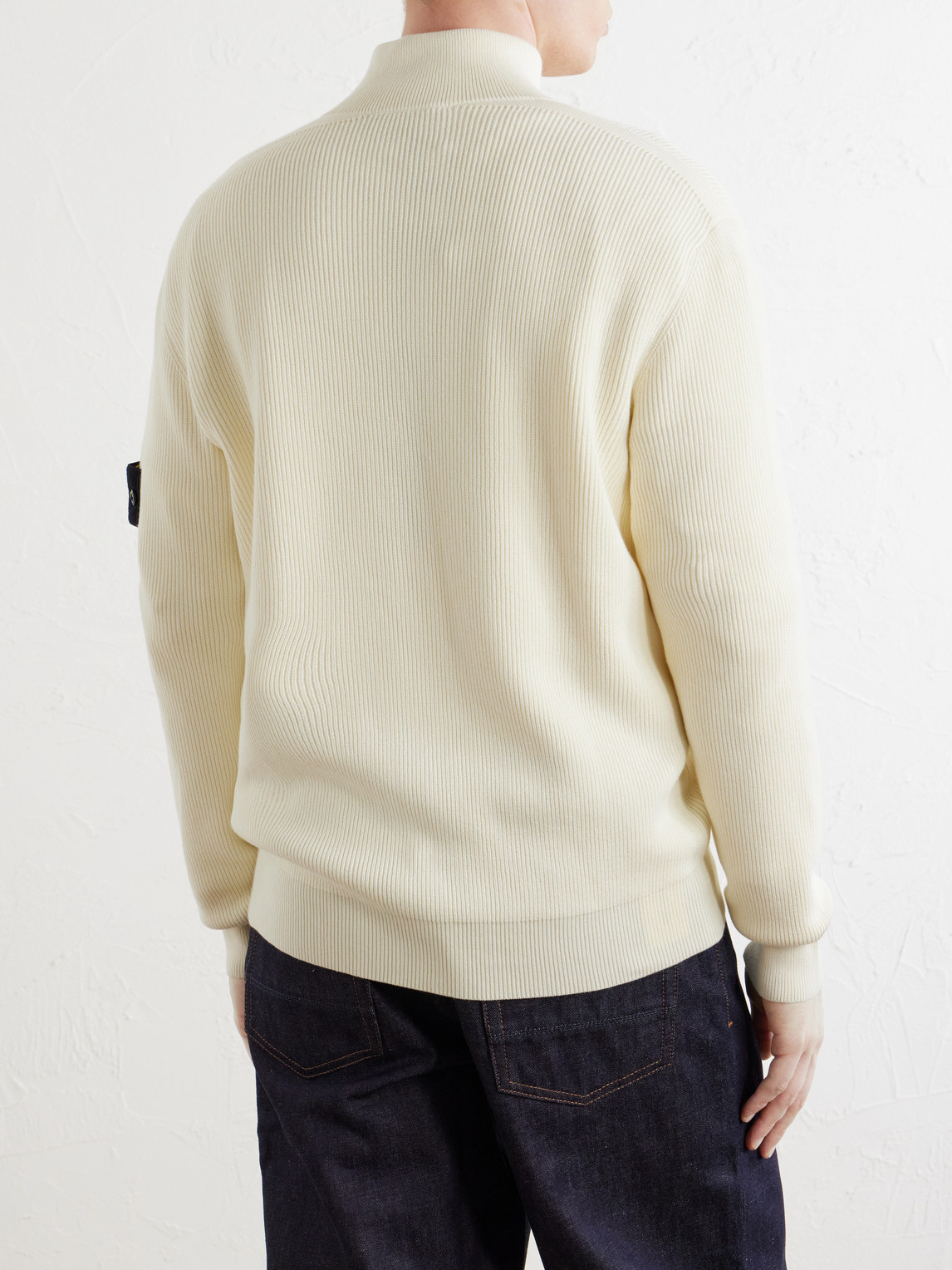 Organic Cotton Zip-Up Sweater