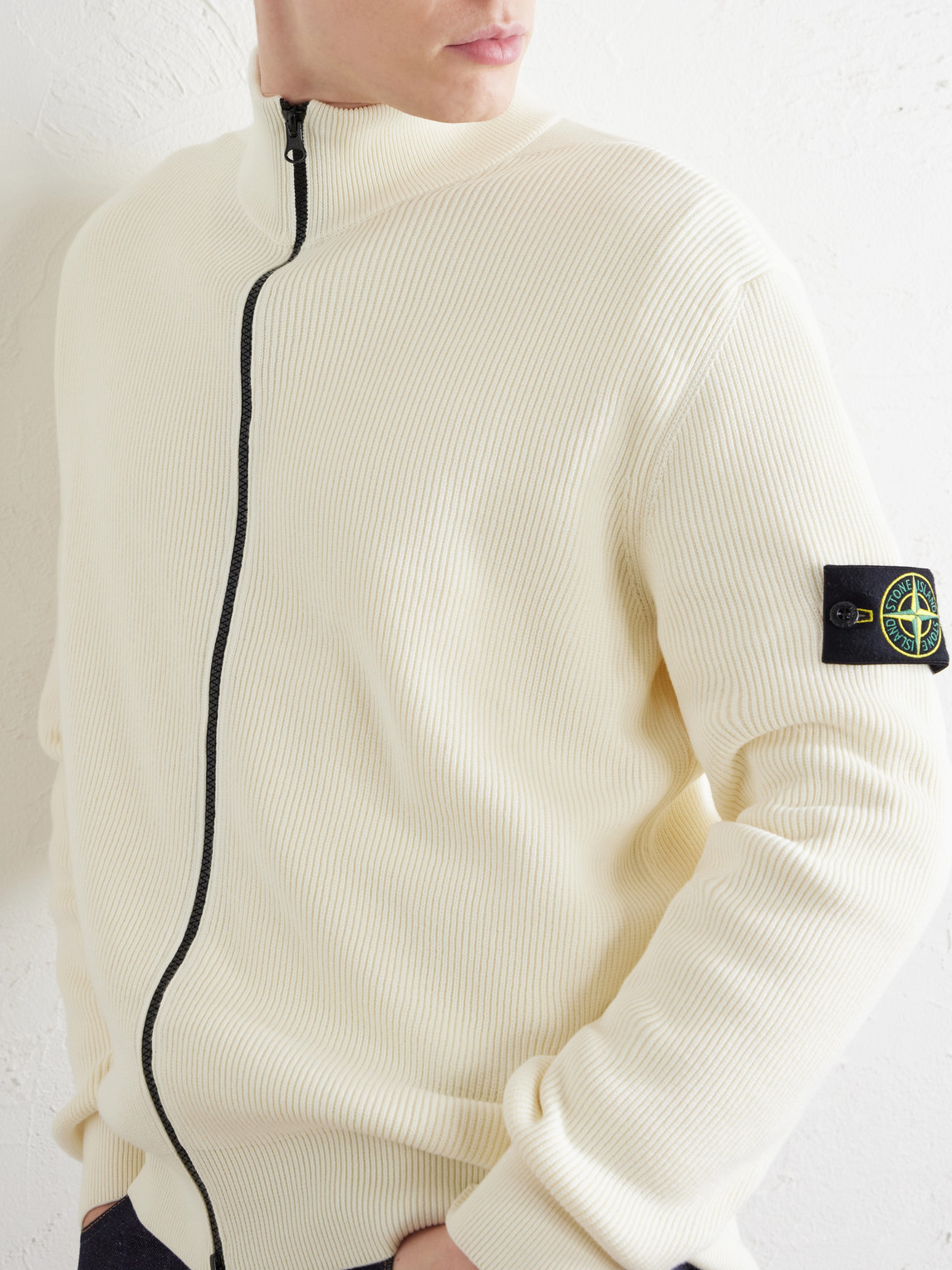 Organic Cotton Zip-Up Sweater
