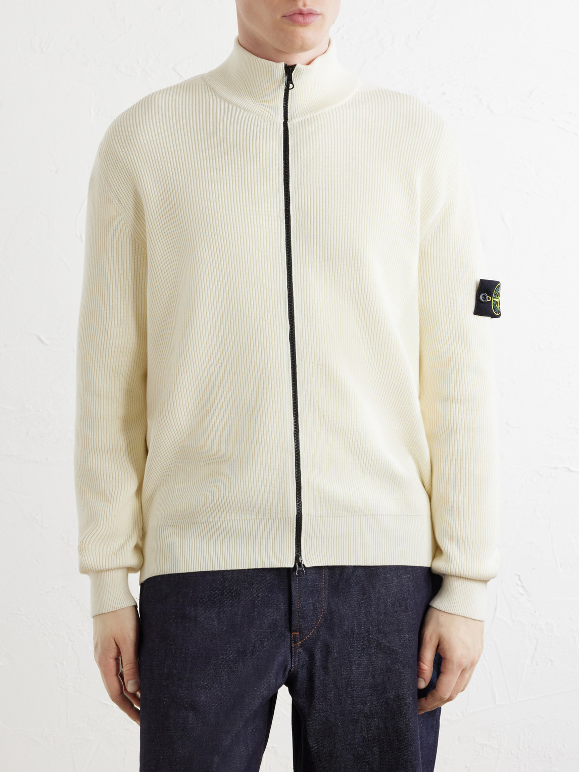 Organic Cotton Zip-Up Sweater