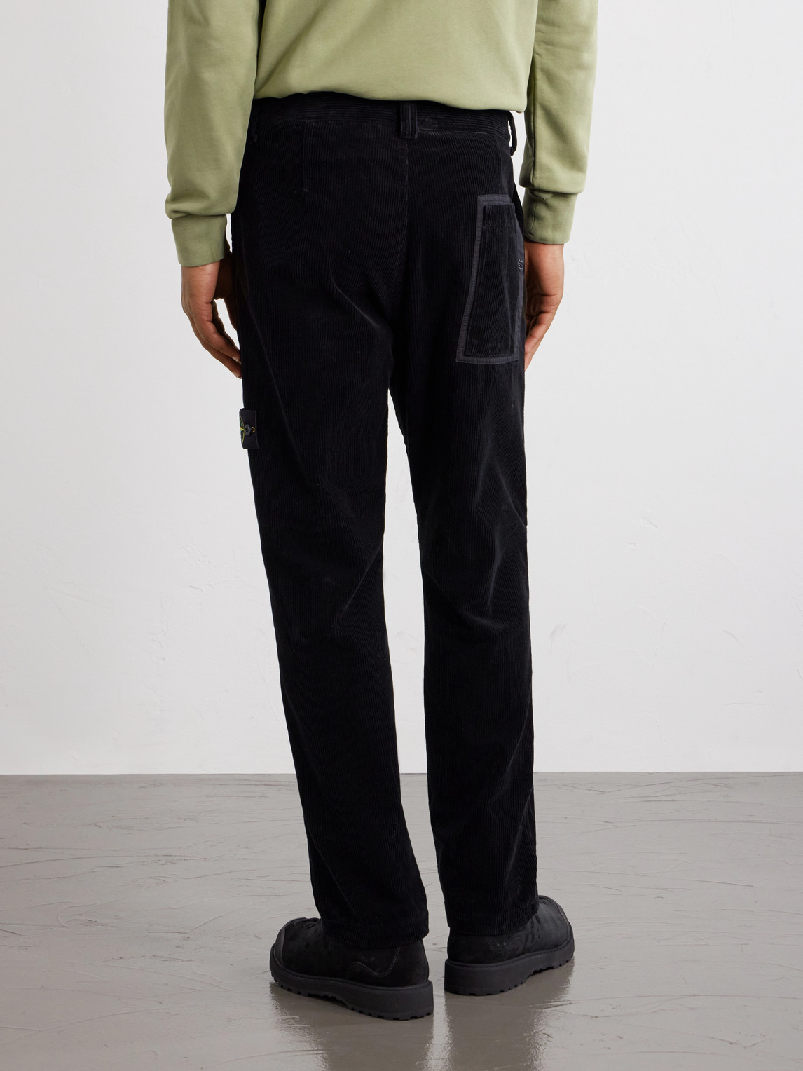 Straight-Leg Garment-Dyed Cotton- Corduroy