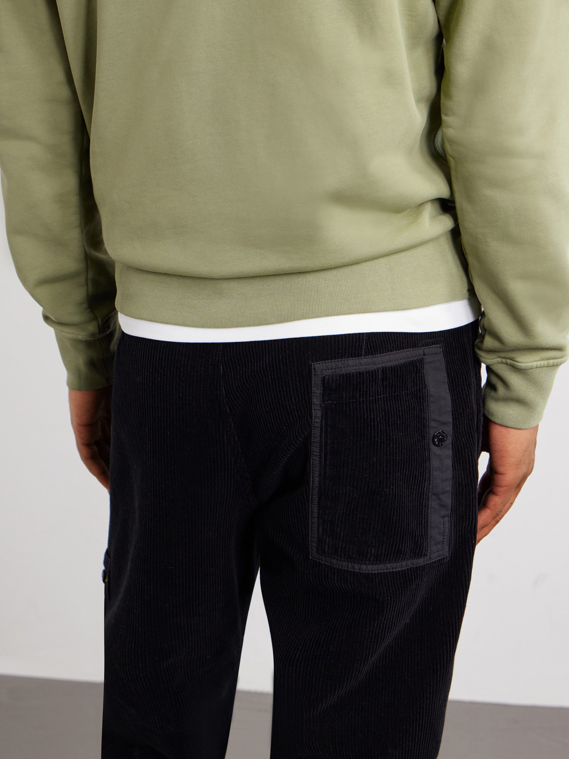 Straight-Leg Garment-Dyed Cotton- Corduroy