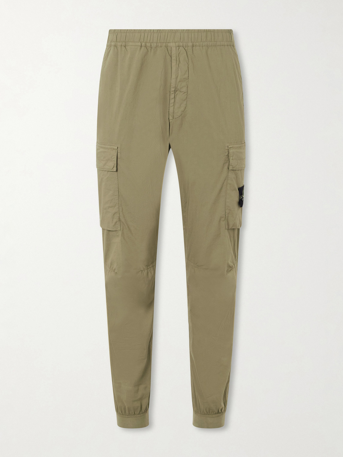Tapered Stretch-Cotton Shell Cargo Trousers