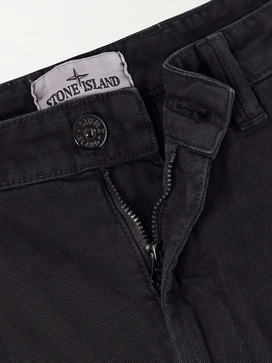 Straight-Leg Organic Panama Cotton-Canvas Trousers