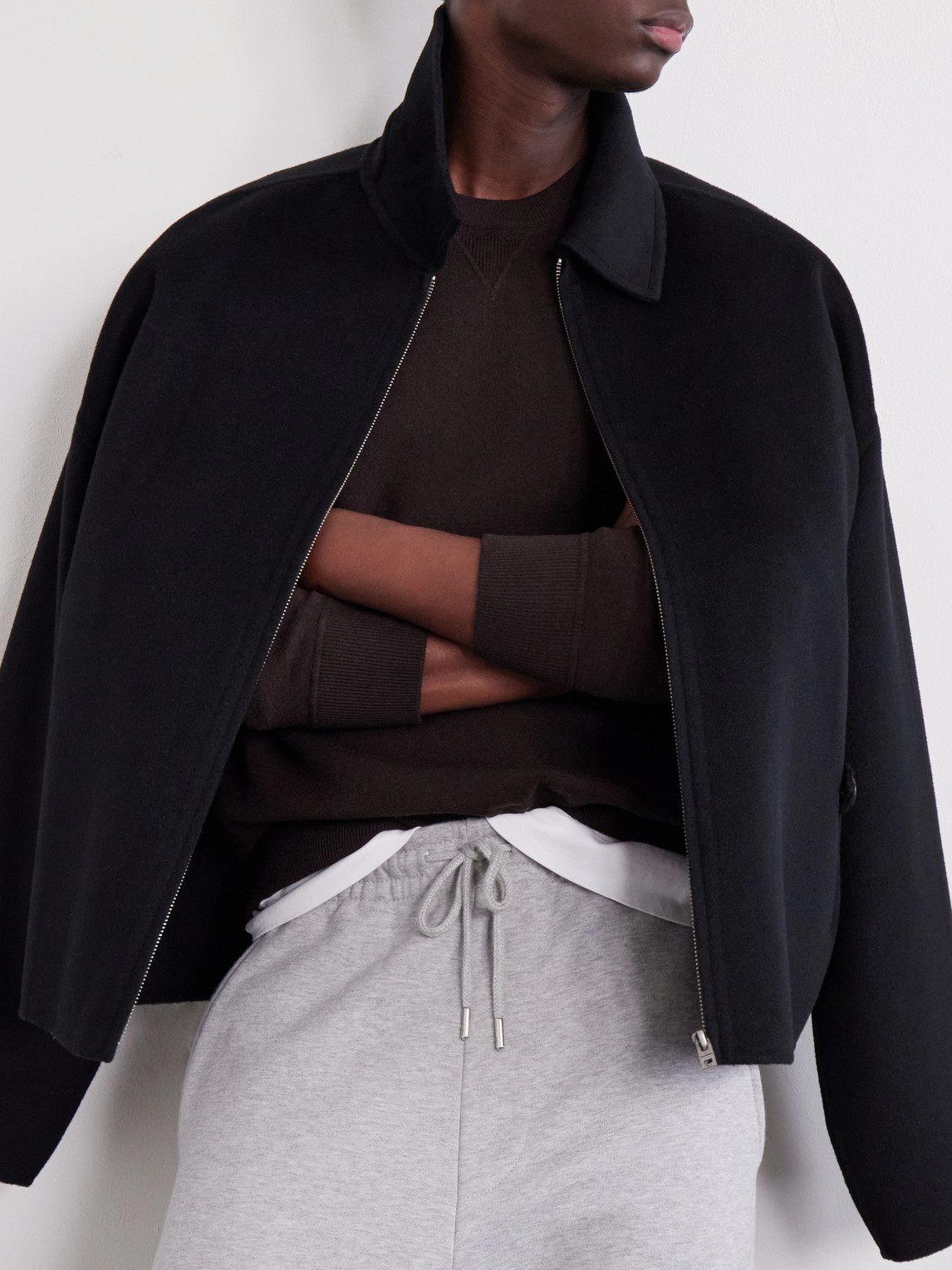 Virgin Stretch Rws Wool-Blend Sweatshirt