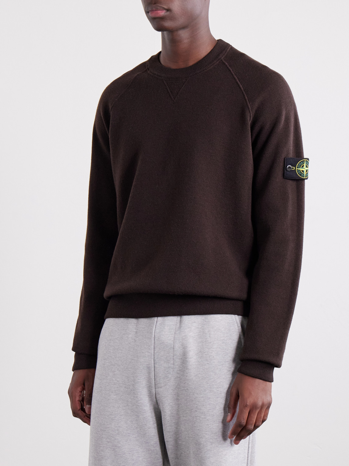 Virgin Stretch Rws Wool-Blend Sweatshirt