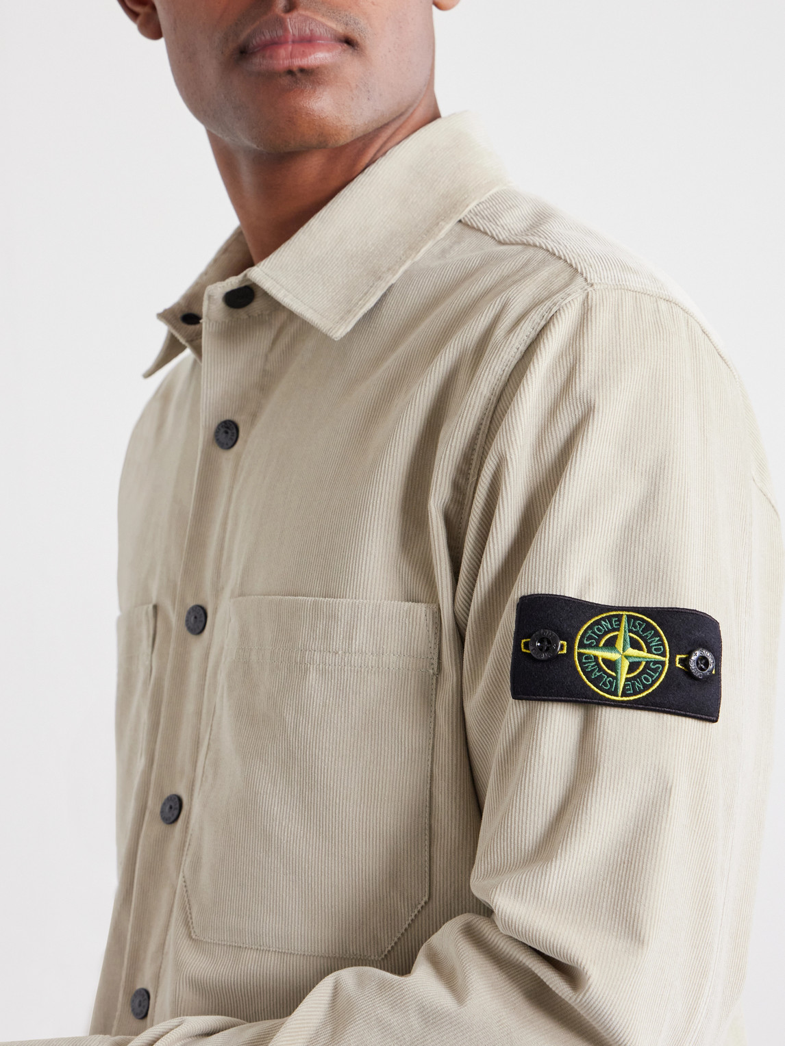 Organic Cotton Micro-Corduroy Shirt