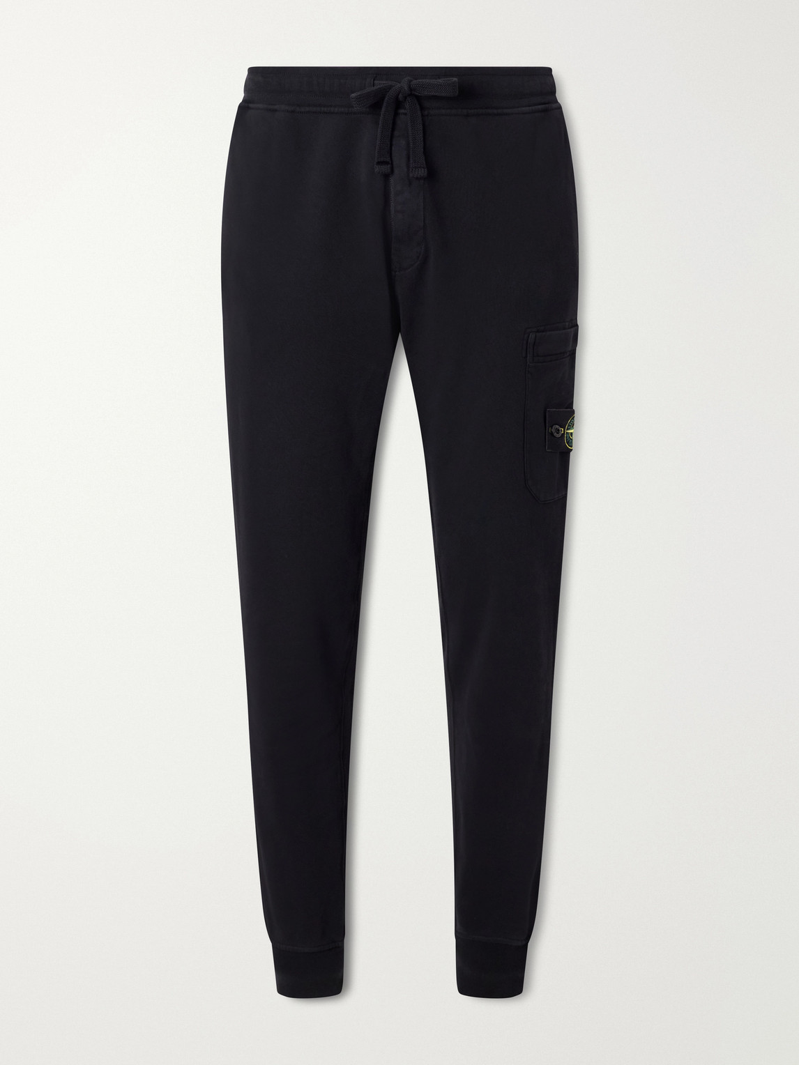 Straight-Leg Garment-Dyed Cotton-Fleece Sweatpants