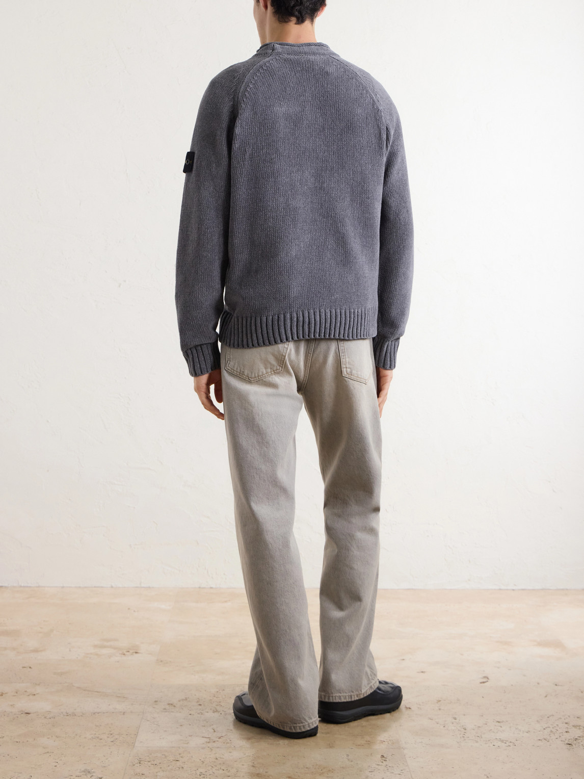 Mouliné Cotton-Chenille Sweater