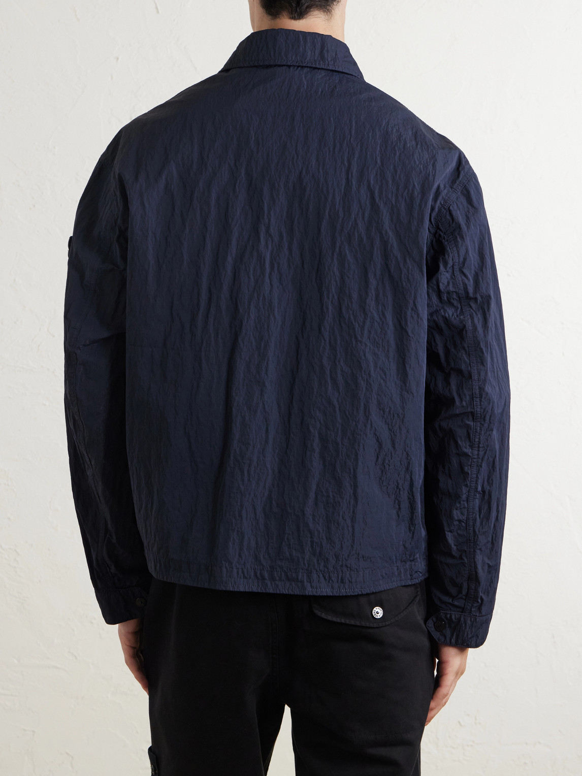 Garment-Dyed Waxed Warp Rib Nylon-Tc Jacket