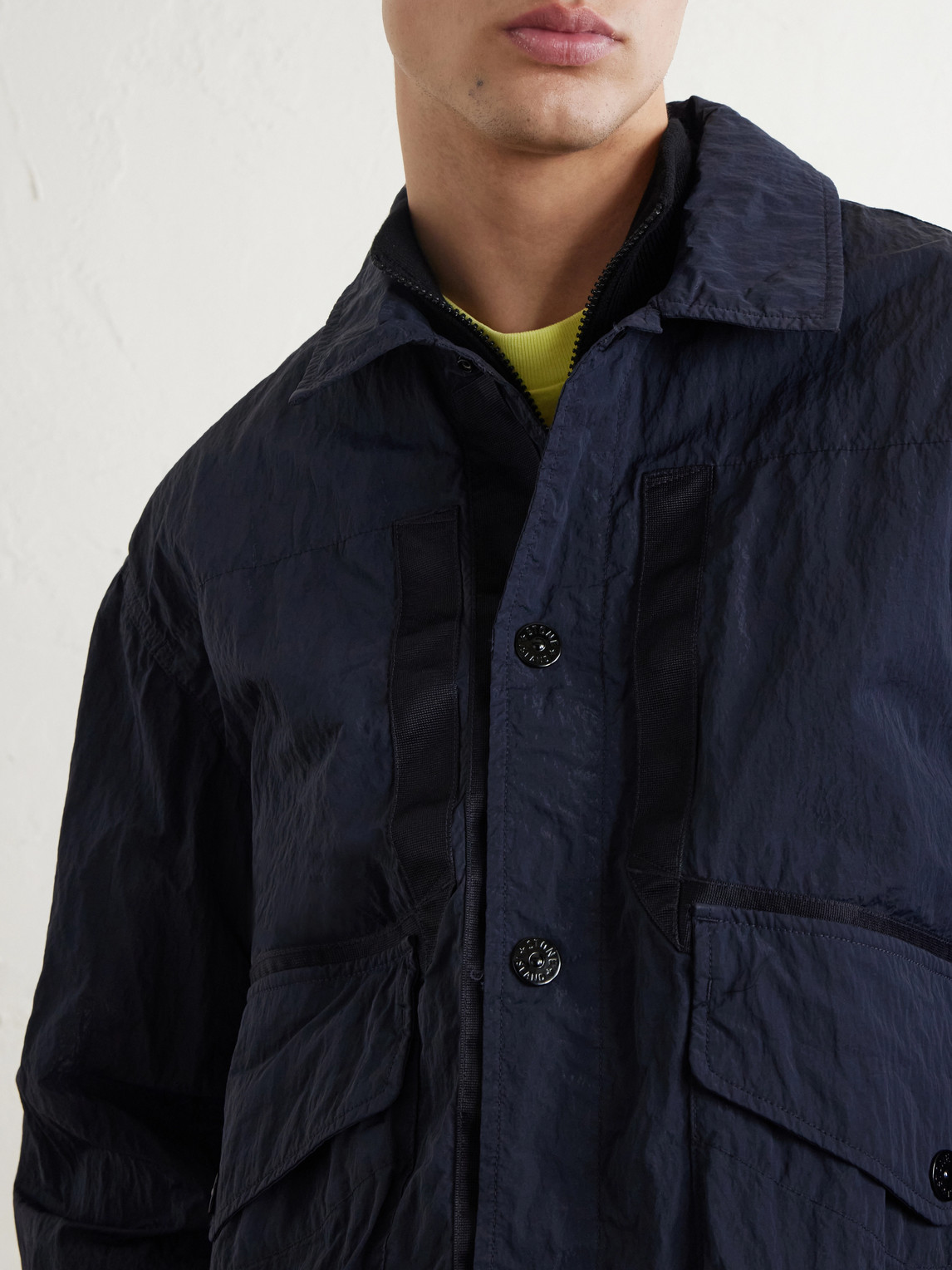 Garment-Dyed Waxed Warp Rib Nylon-Tc Jacket