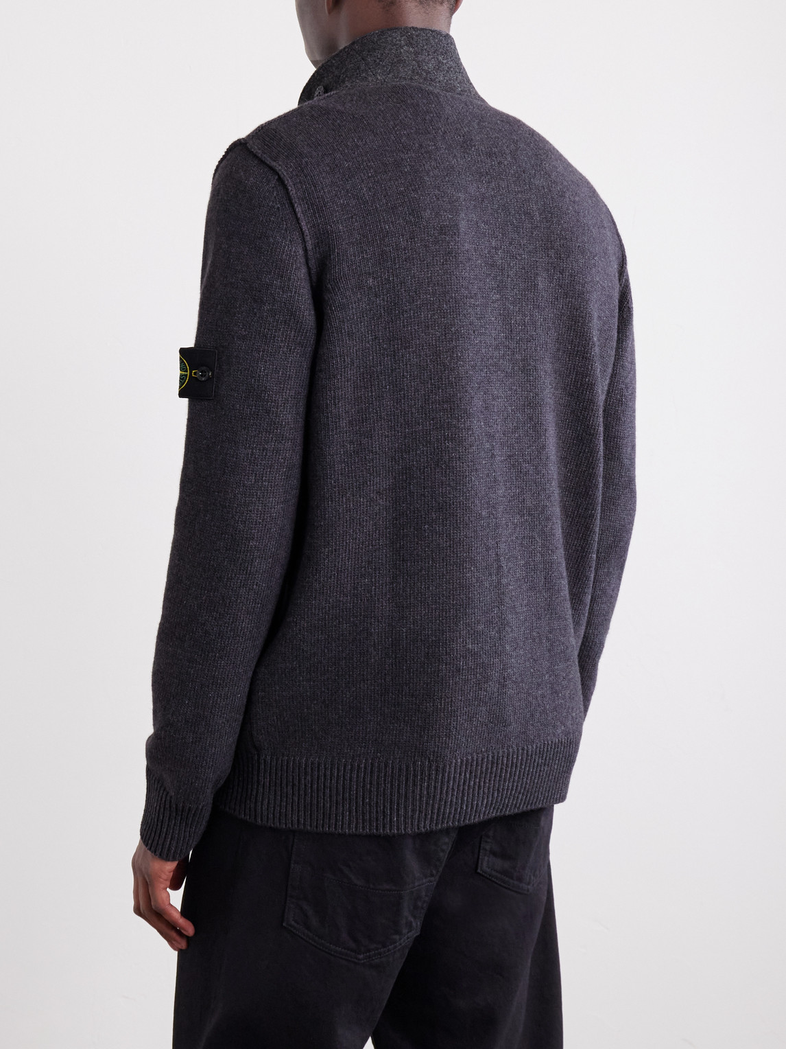 Lambswool-Blend Cardigan
