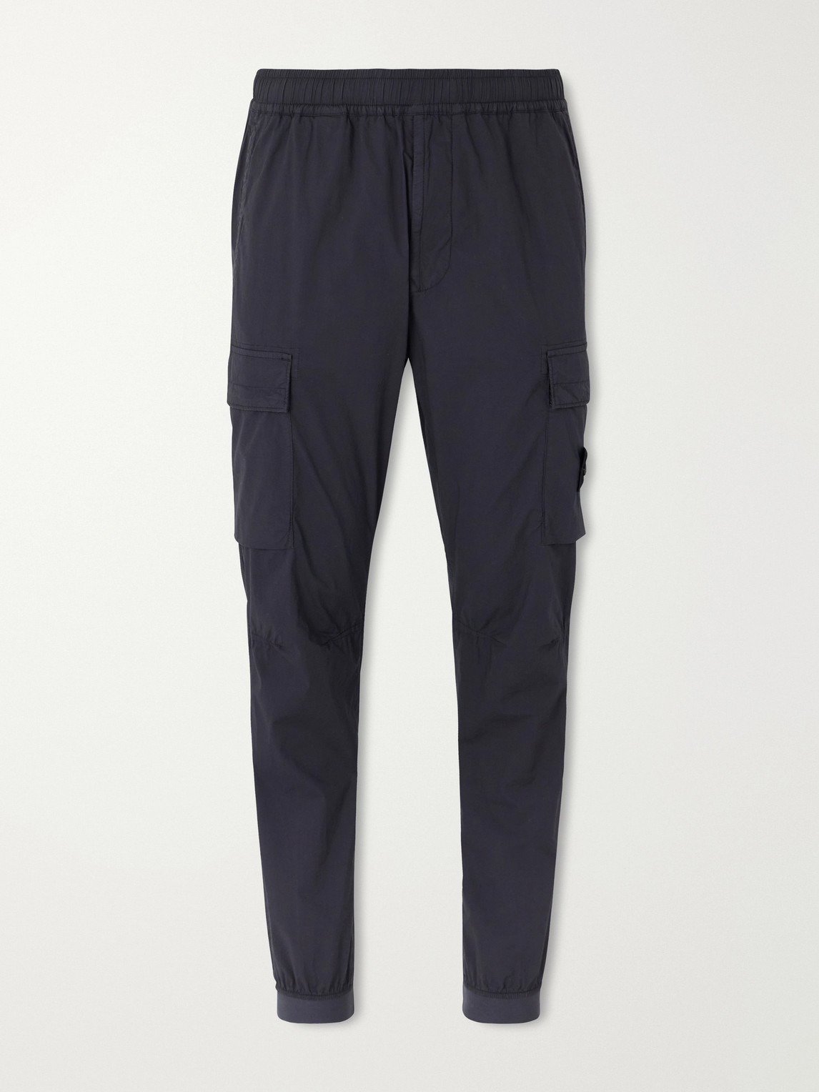 Tapered Cotton-Blend Trousers