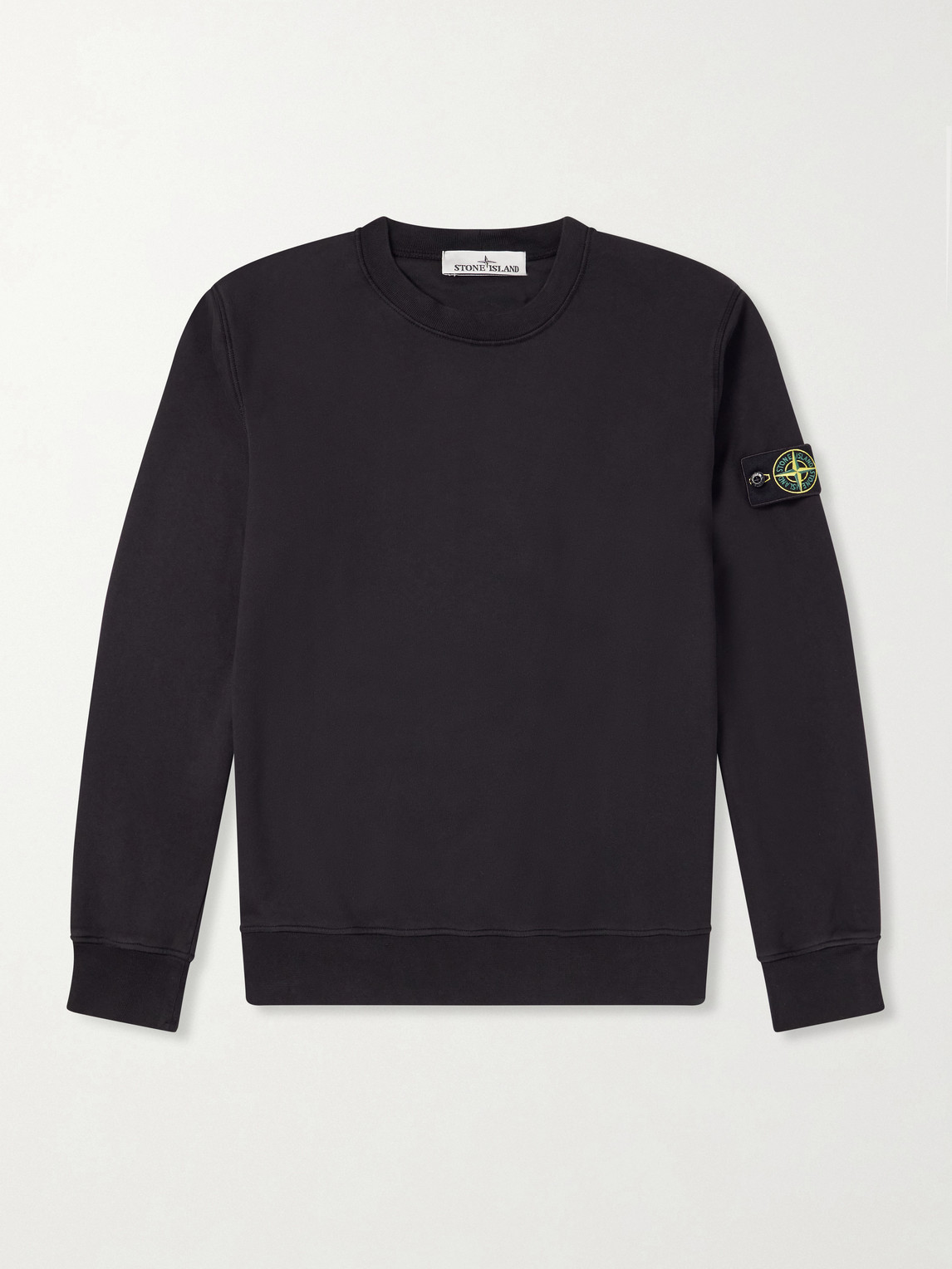 Garment-Dyed Cotton-Fleece Sweatshirt