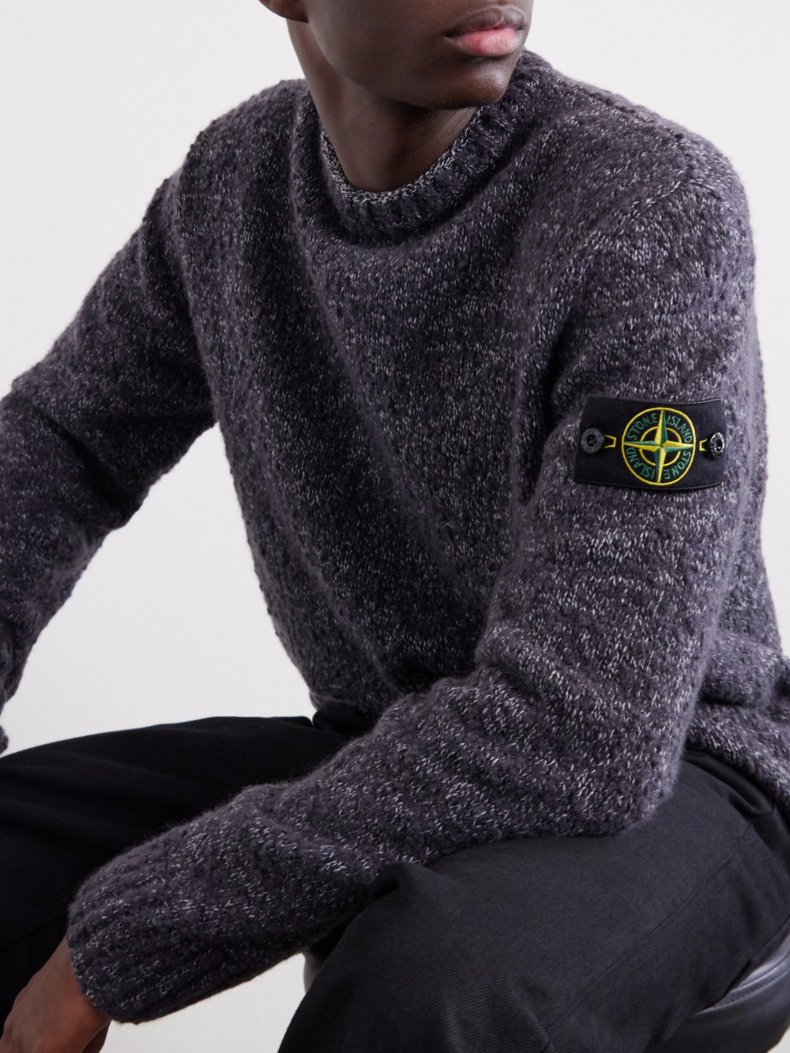 Virgin Wool-Nylon Sweater