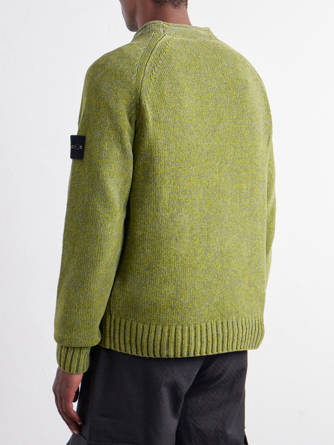 Mouliné Cotton-Chenille Sweater