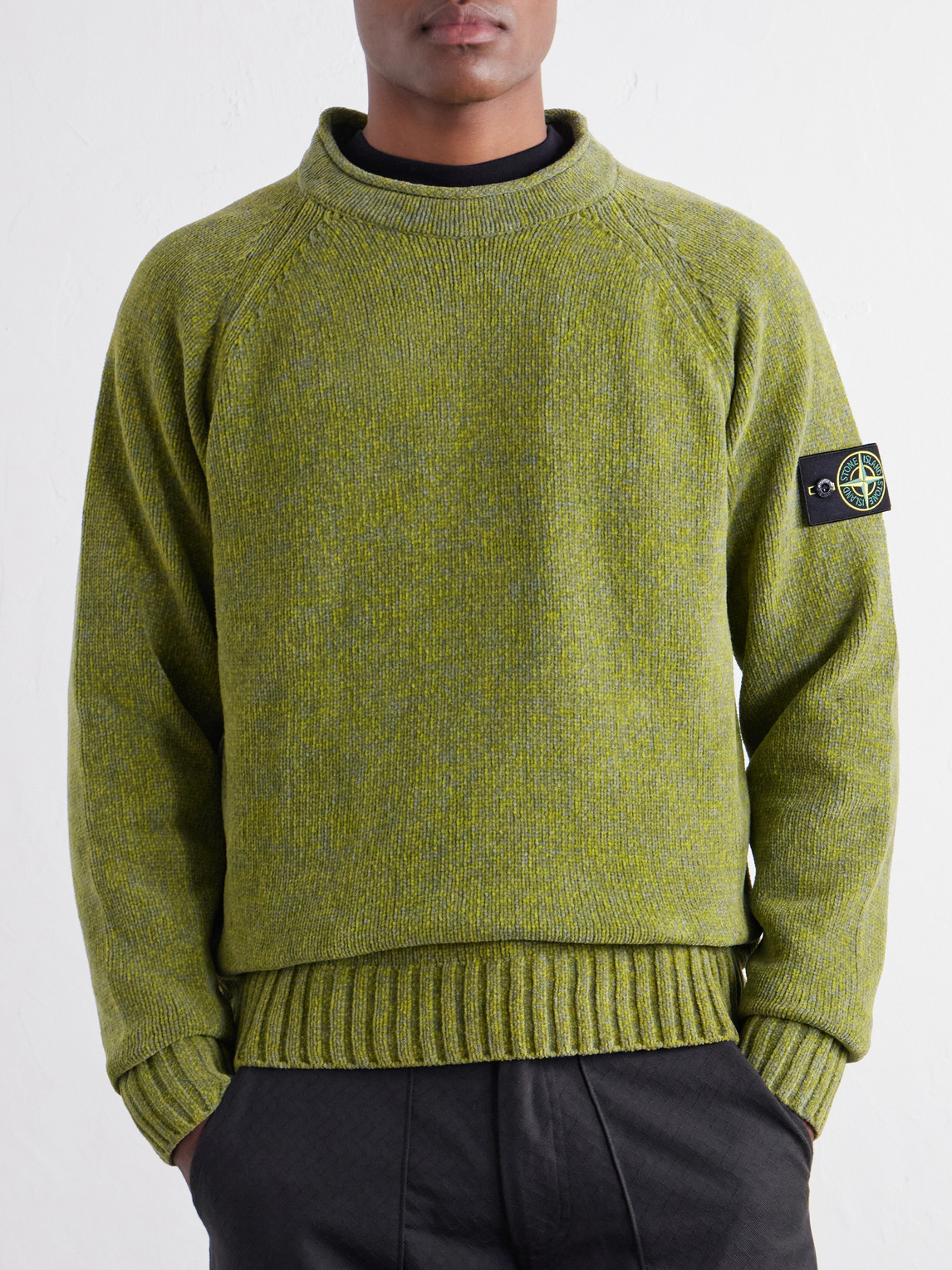 Mouliné Cotton-Chenille Sweater