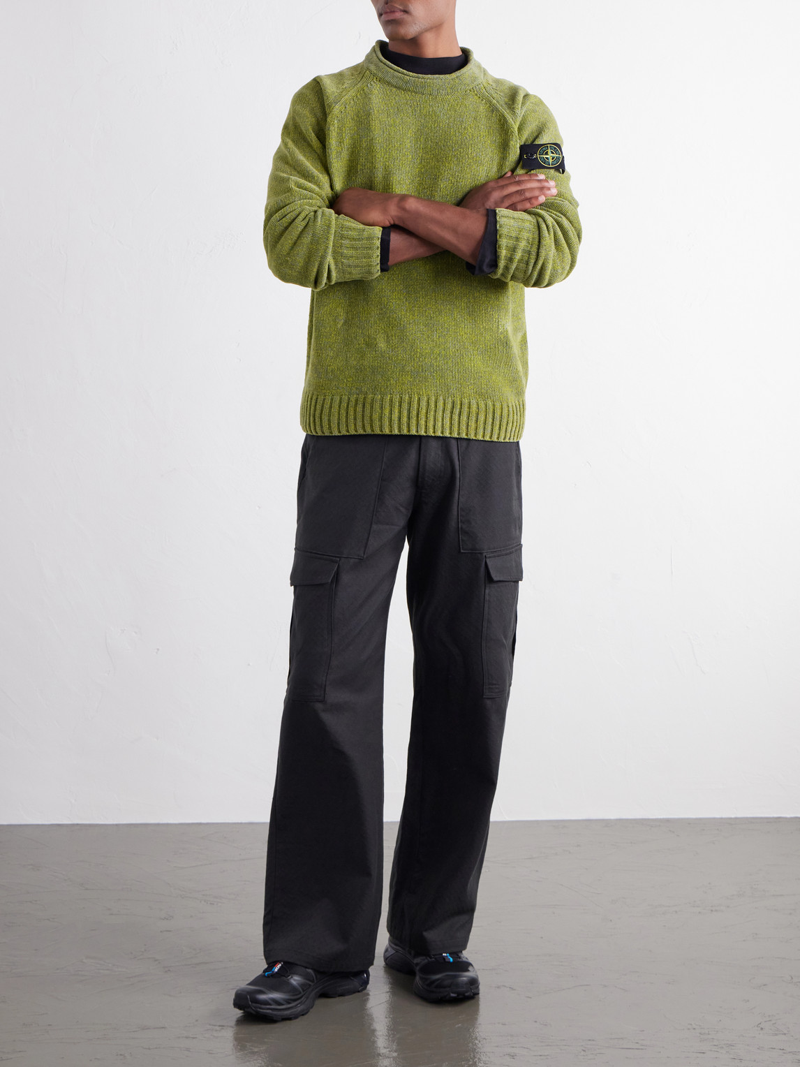 Mouliné Cotton-Chenille Sweater