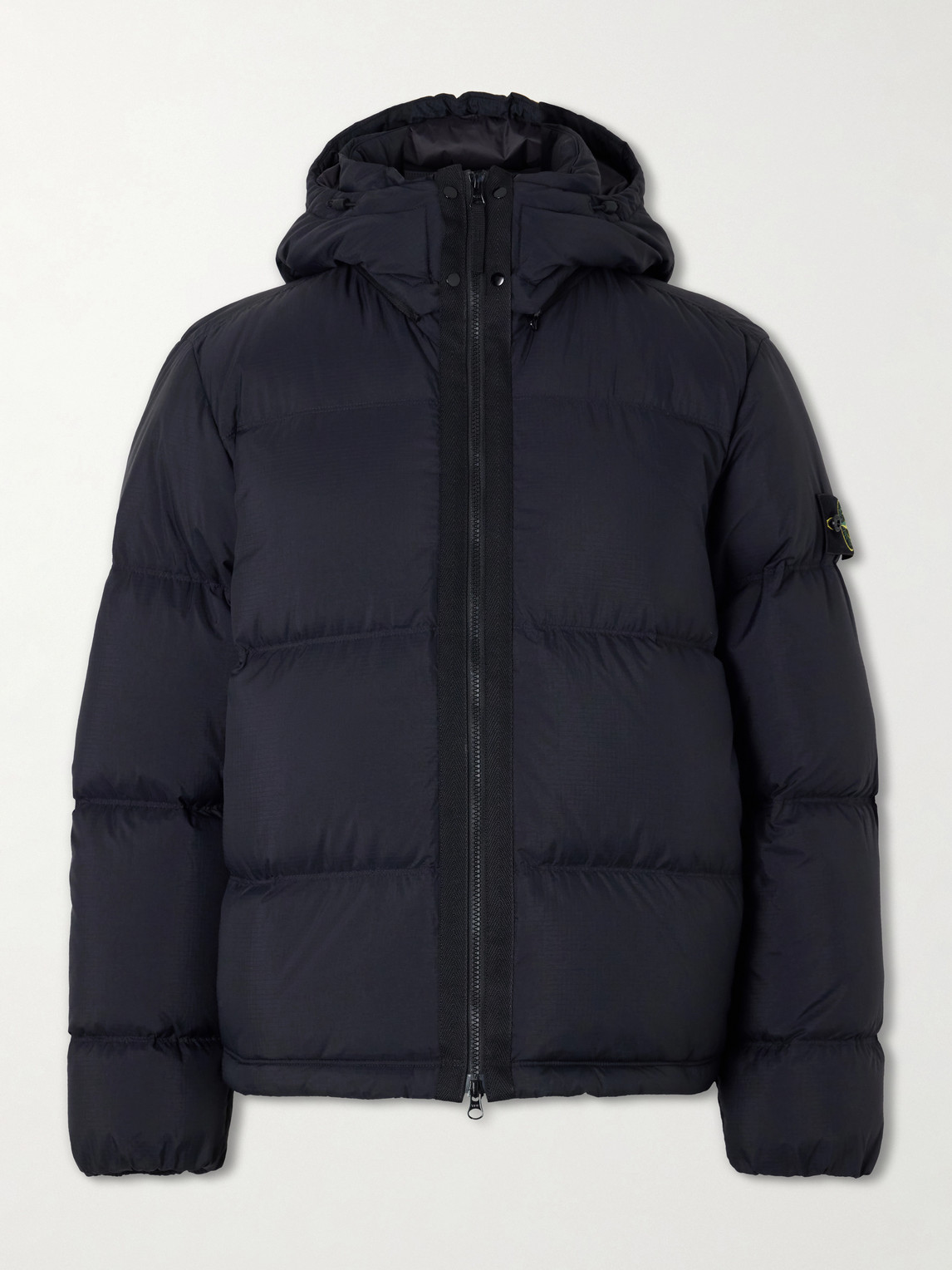 Padded Quilted Ripstop Cordura® Advanced Fabrics Hooded Down Jacket
