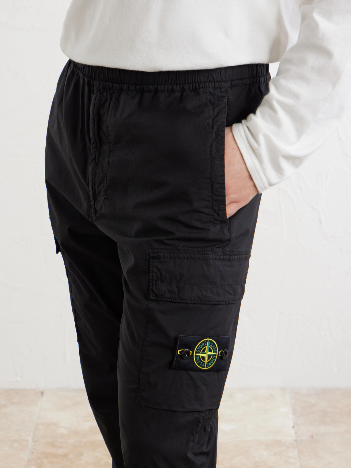 Tapered Stretch Cotton-Blend Cargo Trousers